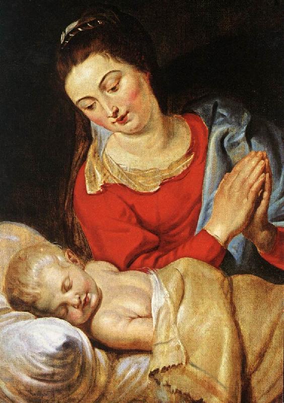 RUBENS, Pieter Pauwel Virgin and Child AF Norge oil painting art